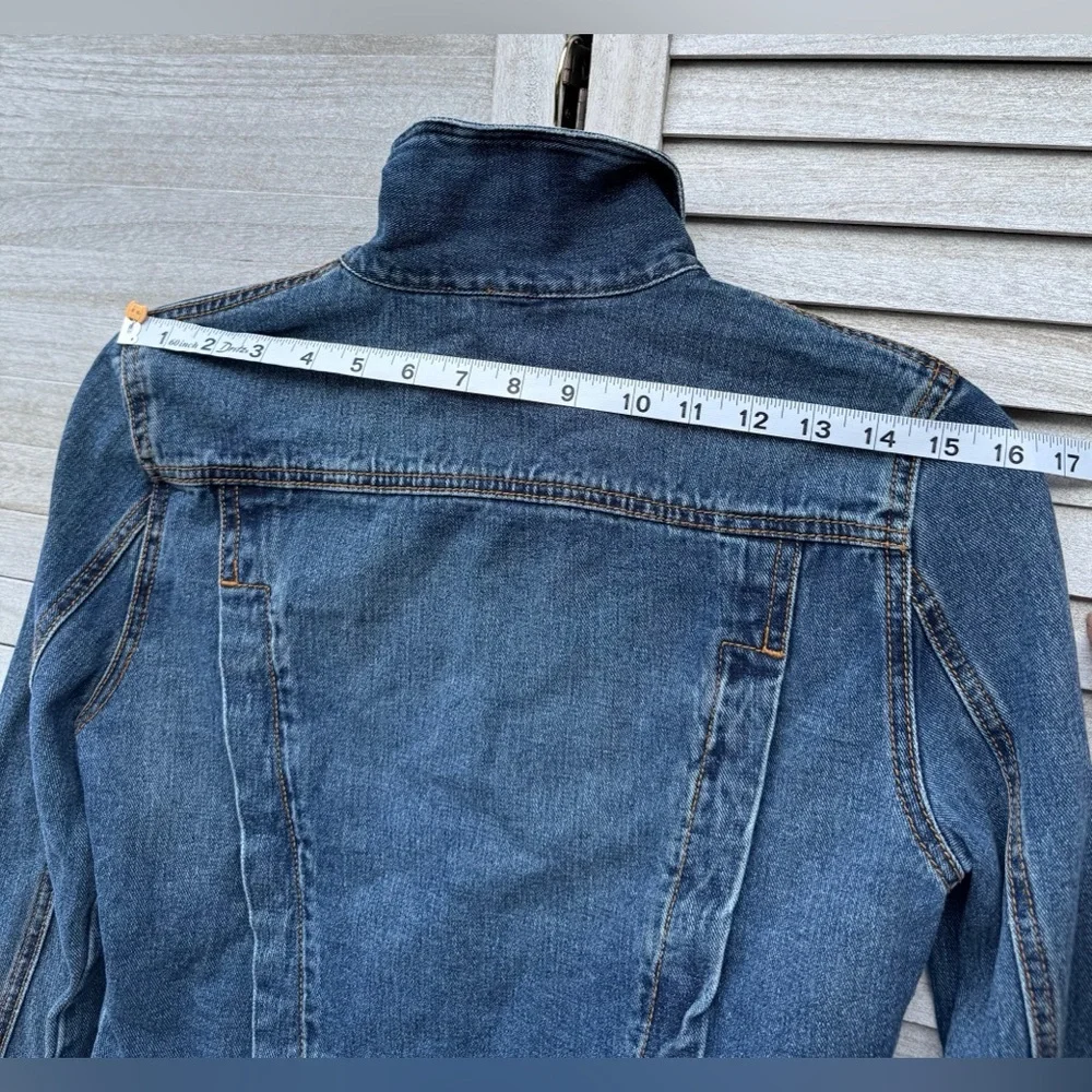 Free People Medium Blue Jean Jacket. Great Condition. Size XS Festival Classic - Picture 5 of 15